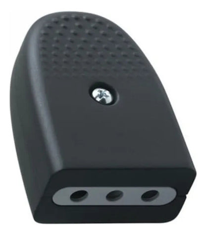 Enchufe Hembra Volante Negro 10a 250v 1500w 2p+t Sec - Deus Group 