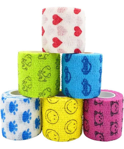 Pack X2 Vendaje Autoadhesivo Multiusos Varios Colores - Deus Group 