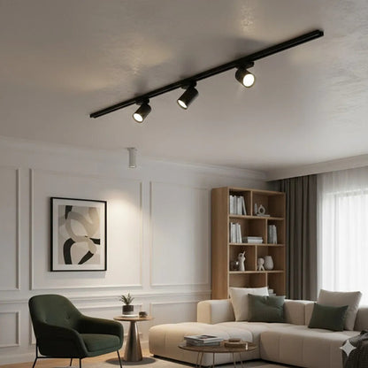 Pack 3 Foco Riel Monofásico Lámpara Techo Ampolleta Gu10