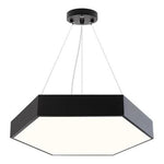 Lámpara Led Sobrepuesta Hexágono Colgante 60cm 48w Luz Fría - Deus Group