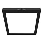 Panel Plafón Led 24w Sobrepuesto Cuadrado Borde Negro - Deus Group