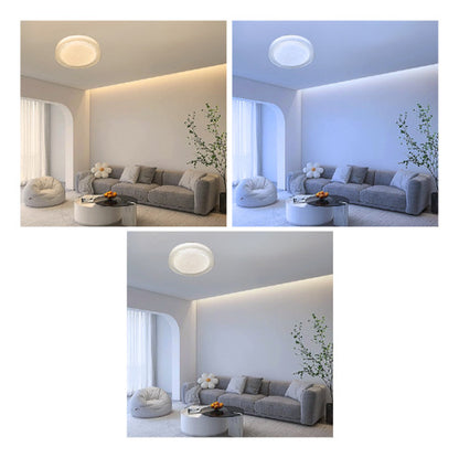 Lámpara Plafón Led 48w 26cm Redondo Sobrepuesto Elegante - Deus Group 