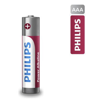Pilas Alcalinas Aaa Philips Lr03p4b Cilíndricas 4 Unidades