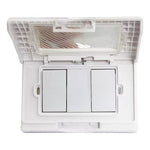 Interruptor Embutido Doble 9/12a S/p Exterior Ip55 250v Sec - Mi tienda