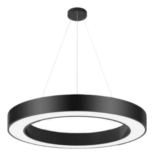Lámpara Led Colgante Redonda Moderna  60cm 36w Luz Fría - Deus Group 