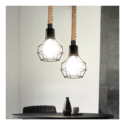 Lampara Porta Ampolleta E27 Yute Siegburg Konnergie Deus - Deus Group