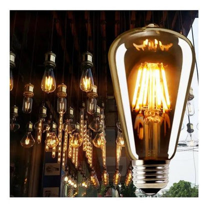 Pack 3 Ampolleta Vintage E27 Led St64 4w Konnergie Deus - Deus Group