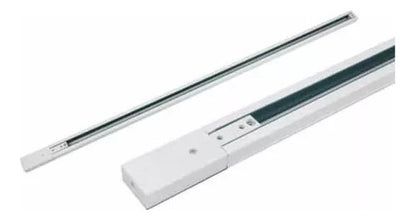 Riel Monofásico Blanco O Negro 220v Aluminio - Deus Group 