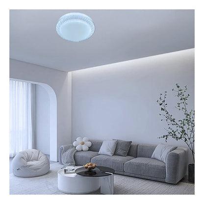 Lámpara Plafón Led 48w 26cm Redondo Sobrepuesto Elegante - Deus Group 