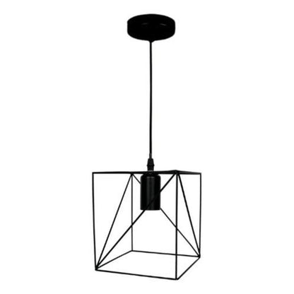 Lampara Techo Porta E27 Sirius Cuadrada Konnergie Deus - Deus Group