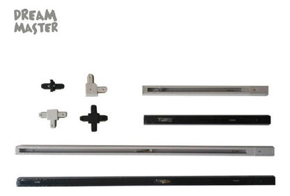 Conector Para Riel Monofásico En X Tipo Cruz 220v 4 Extremos - Deus Group 