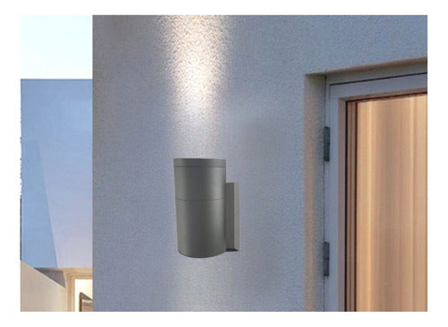 Aplique Led Kapelle Cilindro Ip54 Simple Gu10 Konnergie Deus