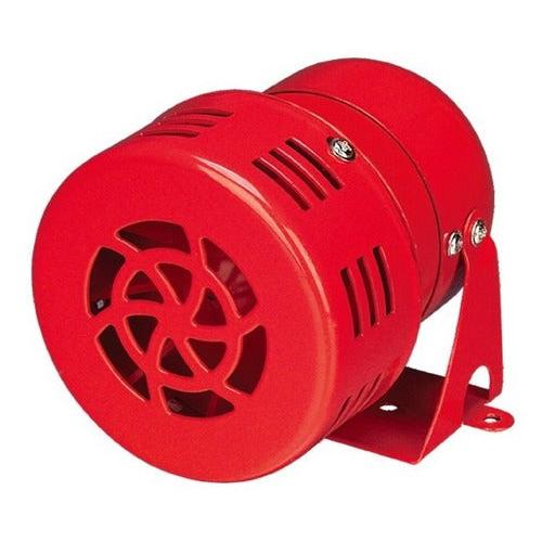 Sirena Metálica Mini Turbina 100db 220v Vdc Alarma Bocina - Deus Group