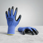 Guantes Nitrilo Flex Rugoso De Alta Resistencia Y Agarre