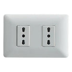 Enchufe Tomacorriente Doble Bipaso 220v Sec - Deus Group
