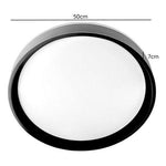 Lámpara Led 96w 50cm Redonda Sobrepuesta Elegante + Control - Deus Group
