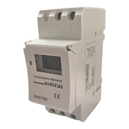 Timer Temporizador Semanal Digital Lcd Programable Riel Din - Deus Group