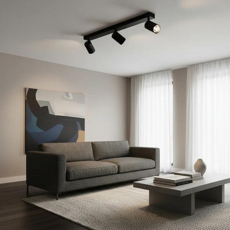 Aplique Triple Porta Ampolleta Dicroica Dirigible