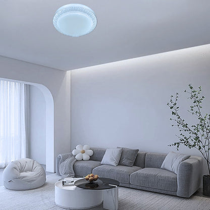 Lámpara Plafón Led 48w 26cm Redondo Sobrepuesto Elegante - Deus Group 
