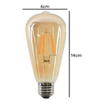 Pack 3 Ampolleta Vintage E27 Led St64 4w Konnergie Deus - Deus Group