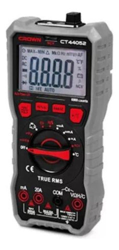 Multimetro Multi Tester Medidor Digital Portatil 750v Crown - Deus Group 