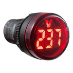 Luz Piloto Roja Led Con Amperímetro 0-100a, 60-500v - Deus Group 