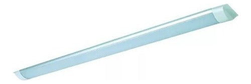 Pack 3 Tubo Led Empavonado Regleta Con Base Eco 36w 120cms