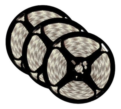 Pack 3 Cinta LED 12V 20W/Metro | 240LED/Metro | 5 Metros - Deus Group 