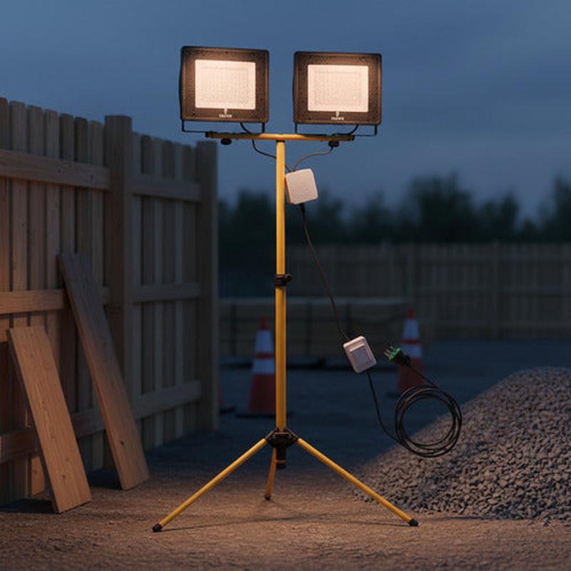 Pack 2 Foco Eco Led 100w Sec 15000lm + Soporte Atril Trípode