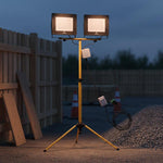 Pack 2 Foco Eco Led 100w Sec 15000lm + Soporte Atril Trípode