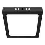 Panel Plafón Led 18w Sobrepuesto Cuadrado Borde Negro - Deus Group