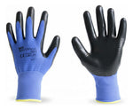 Guantes Nitrilo Flex Rugoso De Alta Resistencia Y Agarre