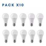 Pack 10 Ampolletas LED Base Rosca Normal E27 15W SEC - Deus Group