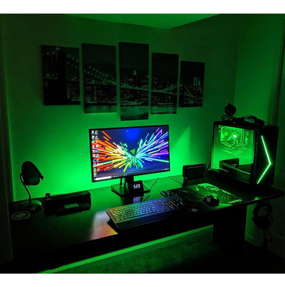 Rollo 100 Metros Cinta Led 220v Con 2 Conectores Colores - Deus Group 
