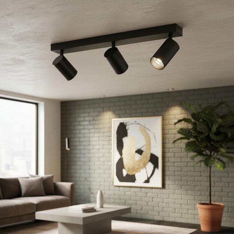 Aplique Triple Porta Ampolleta Dicroica Dirigible