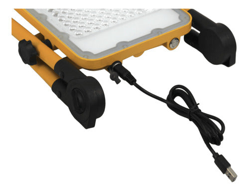 Foco Proyector Led Recargable Portátil 30w Ip65 Baliza