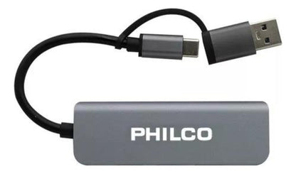 Hub USB-C a USB 4 en 1 Philco | Adaptador de Alta Velocidad - Deus Group 