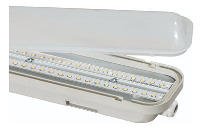 Canoa Estanco Led Integrado 20w Ip65 100lm/w 60cm - Deus Group 