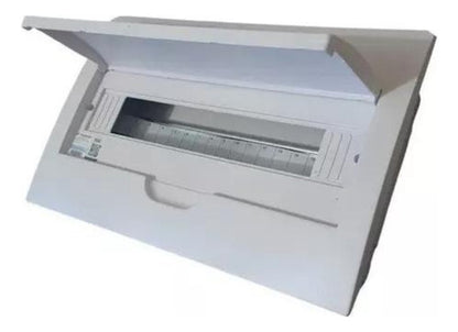 Tablero Embutido Distribución Pvc Ip40 18 Circuitos Sec T9+9 - Deus Group 