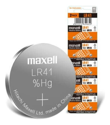 Blíster Pilas Botón Maxell Lr41 10 Unidades 1.5v - Mi tienda 