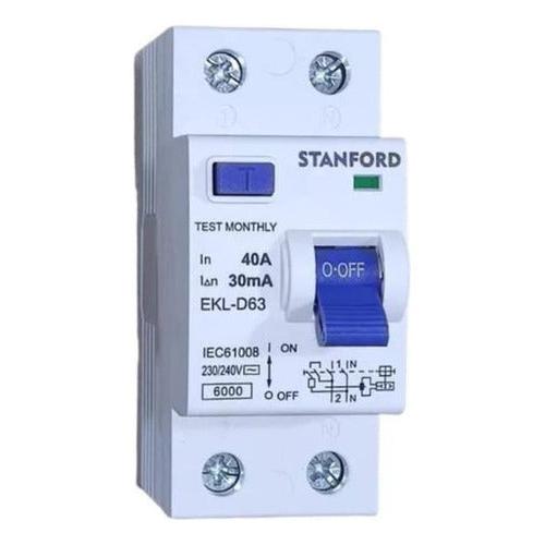 Interruptor Diferencial 2x40a 30ma 230v 240v - Deus Group