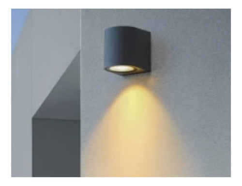 Aplique Led Exterior Kapelle Ip54 Porta Gu10 Konnergie Deus