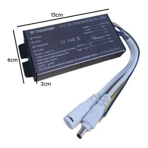 Kit De Emergencia Bateria De Respaldo Para Panel Led - Deus Group