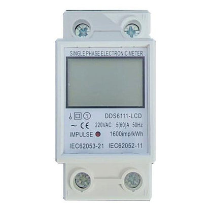 Remarcador Monofásico Digital Riel Din 60a 220v Ip54 - Deus Group