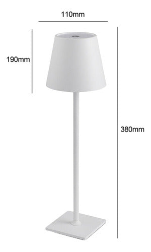 Lampara Led Táctil Elegante Portátil Recargable Usb Velador - Deus Group 