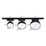 Foco Riel Monofásico 18w Led Luz Tipo Panel 220v 1800lm - Deus Group
