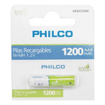 Pila Recargable AAA 1200mAh Philco | Pack Multiusos - Mi tienda
