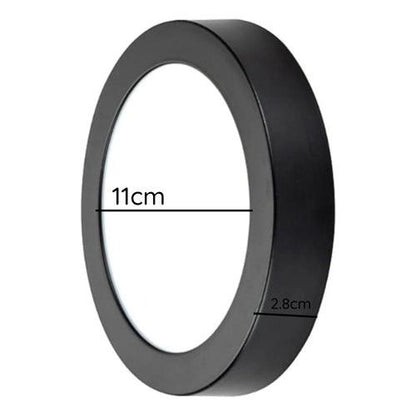 Panel Plafon Led Sobrepuesto Bio Negro Redondo 6w - Deus Group