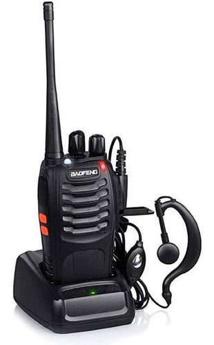 Intercomunicador Baofeng 7246 Walkie Talkie Hasta 30km Color Negro - Mi tienda 