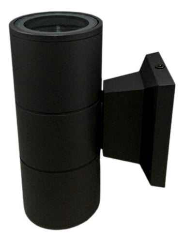 Aplique Led Exterior Kapelle  Ip54 Doble Gu10 Konnergie Deus